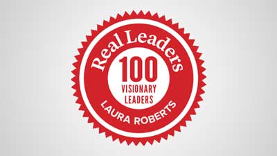 Phoenix based Pantheon Enterprises’ CEO Laura Roberts named one of “100 Visionary Leaders: Leading Us to a  Better World” by Real Leaders Magazine